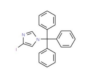 4-Iodo-1-trityl-1H-imidazole (CAS 96797-15-8) - chemical structure image