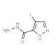 4-iodo-1H-pyrazole-5-carbohydrazide - chemical structure image