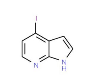 4-Iodo-1H-pyrrolo[2,3-b]pyridine (CAS 319474-34-5) - chemical structure image