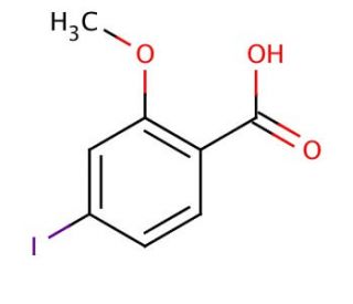4-Iodo-2-methoxybenzoic acid (CAS 89942-34-7) - chemical structure image