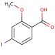 4-Iodo-2-methoxybenzoic acid (CAS 89942-34-7) - chemical structure image