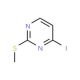 4-Iodo-2-(methylthio)pyrimidine (CAS 1122-74-3) - chemical structure image