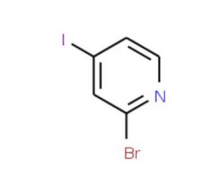 [4-Iodo-2-pyridyl bromide] (CAS 100523-96-4) - chemical structure image