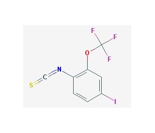 4-Iodo-2-trifluoromethoxyphenylisothiocyanate - chemical structure image