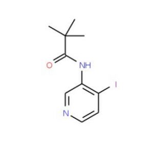 4-Iodo-3-(2,2,2-trimethylacetamido)pyridine (CAS 113975-32-9) - chemical structure image