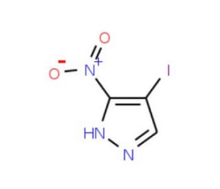4-Iodo-3-nitro-1H-pyrazole (CAS 400753-02-8) - chemical structure image