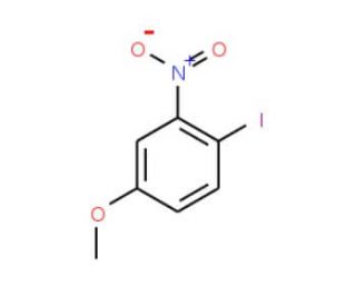 4-Iodo-3-nitroanisole (CAS 58755-70-7) - chemical structure image