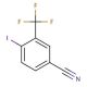 4-Iodo-3-(trifluoromethyl)benzonitrile (CAS 161320-00-9) - chemical structure image