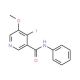 4-Iodo-5-methoxy-N-phenylnicotinamide (CAS 1087659-16-2) - chemical structure image