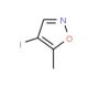 4-Iodo-5-methylisoxazole (CAS 7064-38-2) - chemical structure image