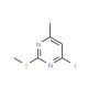 4-Iodo-6-methyl-2-methylthio-pyrimidine (CAS 16879-42-8) - chemical structure image
