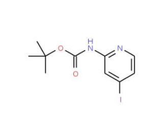 (4-Iodo-pyridin-2-yl)-carbamic acidtert-butyl ester (CAS 405939-28-8) - chemical structure image