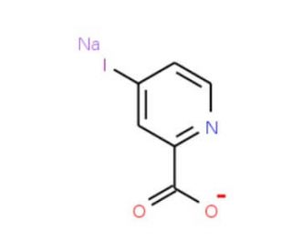 4-Iodo-pyridine-2-carboxylic acid, sodium salt (CAS 618107-88-3) - chemical structure image