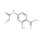 4-Iodoacetamidosalicylic Acid (CAS 4323-00-6) - chemical structure image