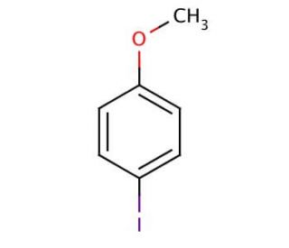 4-Iodoanisole (CAS 696-62-8) - chemical structure image