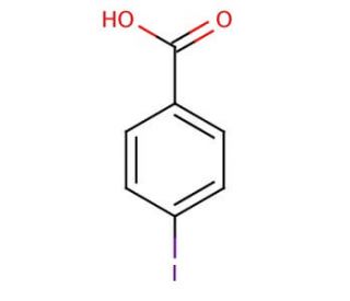 4-Iodobenzoic acid (CAS 619-58-9) - chemical structure image