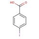 4-Iodobenzoic acid (CAS 619-58-9) - chemical structure image