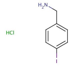 4-Iodobenzylamine hydrochloride (CAS 59528-27-7) - chemical structure image