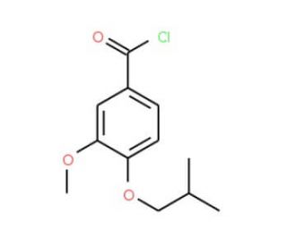 4-isobutoxy-3-methoxybenzoyl chloride - chemical structure image