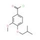 4-isobutoxy-3-methoxybenzoyl chloride - chemical structure image