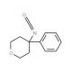 4-Isocyanato-4-phenyltetrahydro-2H-pyran (CAS 941717-02-8) - chemical structure image