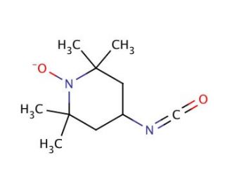 4-Isocyanato-TEMPO (CAS 88418-69-3) - chemical structure image