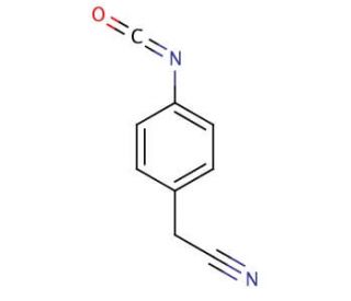 4-Isocyanatobenzyl cyanide (CAS 59513-89-2) - chemical structure image