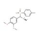 4-[Isocyano-(toluene-4-sulfonyl)methyl]-1,2-dimethoxy-benzene (CAS 943614-50-4) - chemical structure image