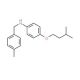 4-(Isopentyloxy)-N-(4-methylbenzyl)aniline - chemical structure image