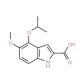 4-isopropoxy-5-methoxy-1H-indole-2-carboxylic acid - chemical structure image