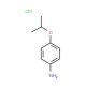 4-Isopropoxy-phenylamine hydrochloride (CAS 222637-85-6) - chemical structure image
