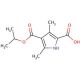 4-(isopropoxycarbonyl)-3,5-dimethyl-1H-pyrrole-2-carboxylic acid - chemical structure image