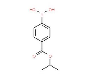 4-Isopropoxycarbonylphenylboronic acid (CAS 342002-82-8) - chemical structure image