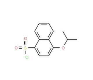 4-isopropoxynaphthalene-1-sulfonyl chloride - chemical structure image