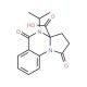4-isopropyl-1,5-dioxo-2,3,4,5-tetrahydropyrrolo[1,2-a]quinazoline-3a(1H)-carboxylic acid - chemical structure image