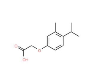 (4-Isopropyl-3-methyl-phenoxy)-acetic acid (CAS 105401-43-2) - chemical structure image