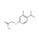 (4-Isopropyl-3-methyl-phenoxy)-acetic acid (CAS 105401-43-2) - chemical structure image