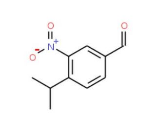 4-Isopropyl-3-nitro-benzaldehyde (CAS 130766-91-5) - chemical structure image