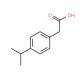 4-(Isopropyl)phenylacetic acid (CAS 4476-28-2) - chemical structure image