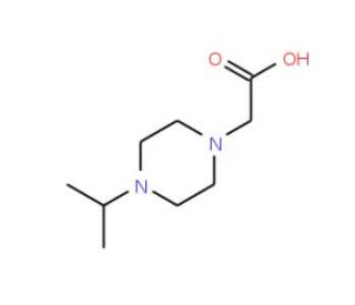 (4-Isopropyl-piperazin-1-yl)-acetic acid (CAS 95470-68-1) - chemical structure image