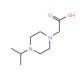 (4-Isopropyl-piperazin-1-yl)-acetic acid (CAS 95470-68-1) - chemical structure image