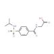 ({4-[(isopropylamino)sulfonyl]benzoyl}amino)acetic acid - chemical structure image