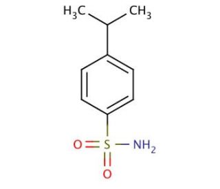 4-Isopropylbenzenesulfonamide (CAS 6335-39-3) - chemical structure image