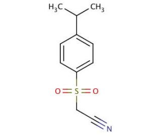 4-Isopropylbenzenesulphonylacetonitrile - chemical structure image