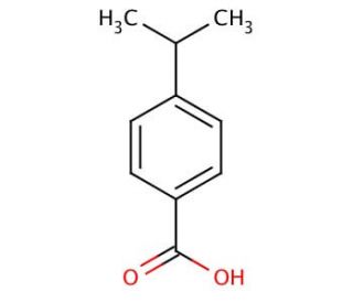 4-Isopropylbenzoic acid (CAS 536-66-3) - chemical structure image