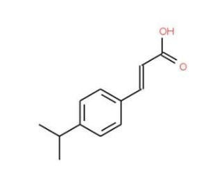 4-Isopropylcinnamic acid (CAS 3368-21-6) - chemical structure image