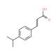 4-Isopropylcinnamic acid (CAS 3368-21-6) - chemical structure image