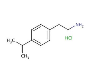 4-Isopropylphenethylamine hydrochloride (CAS 61035-87-8) - chemical structure image