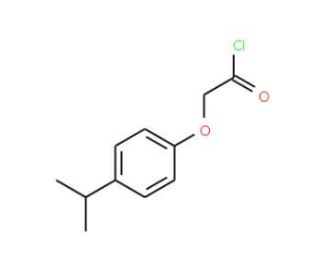 (4-Isopropylphenoxy)acetyl chloride (CAS 223128-33-4) - chemical structure image