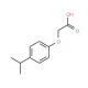 4-Isopropylphenoxyacetic acid (CAS 1643-16-9) - chemical structure image